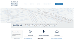 Desktop Screenshot of empirical-research.com