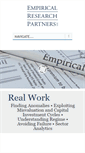 Mobile Screenshot of empirical-research.com